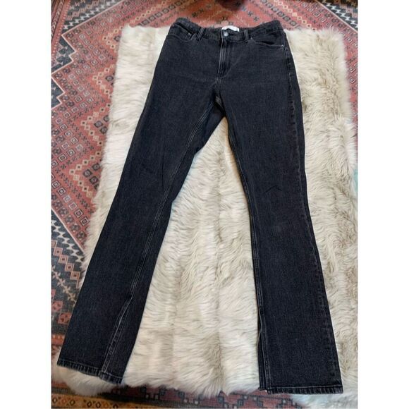 Abercrombie & Fitch Curve Love The Skinny High Rise Jeans Black 28/6 Extra Long - Picture 2 of 8